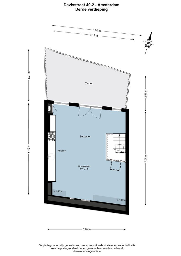 Davisstraat 40 2, Amsterdam plattegrond-2