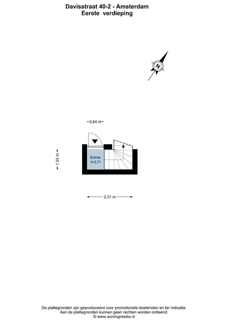 Davisstraat 40 2, Amsterdam plattegrond-0