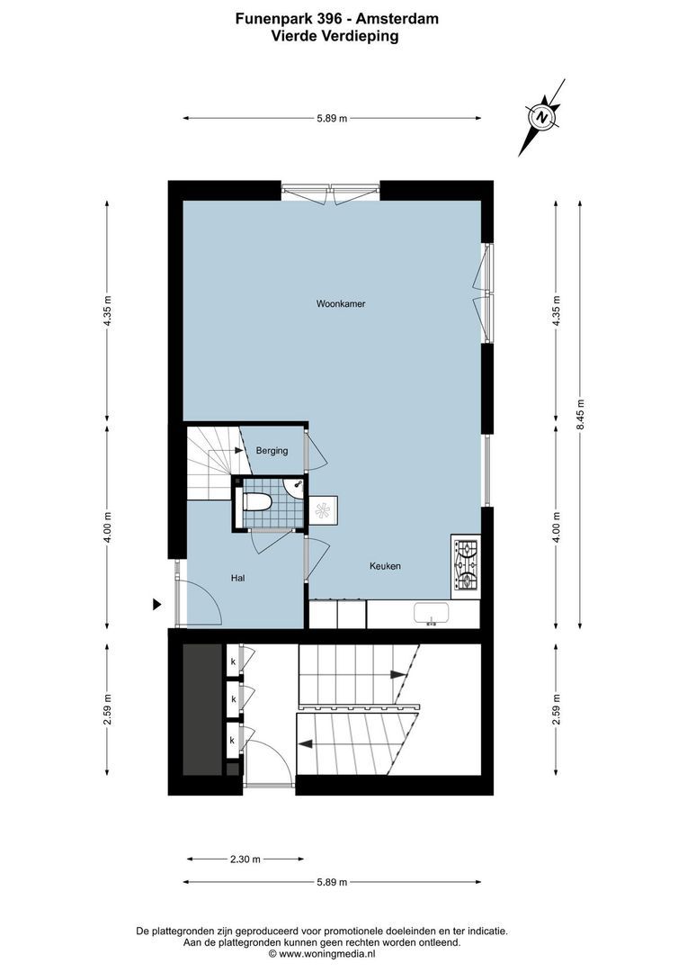 Funenpark 396, Amsterdam plattegrond-0