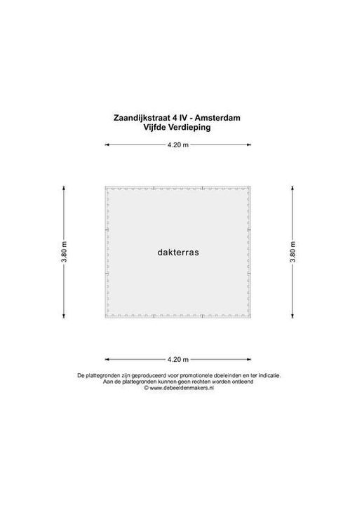 Zaandijkstraat 4 IV, Amsterdam plattegrond-21