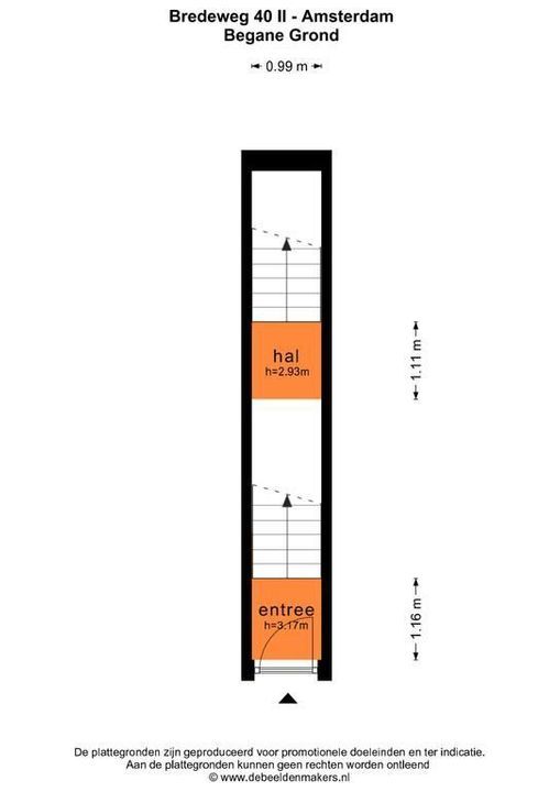 Bredeweg 40 II, Amsterdam plattegrond-34