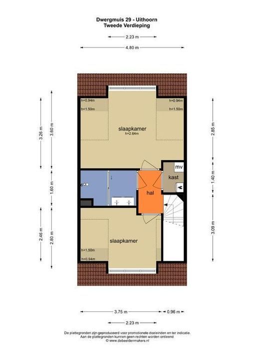 Dwergmuis 29, Uithoorn plattegrond-26