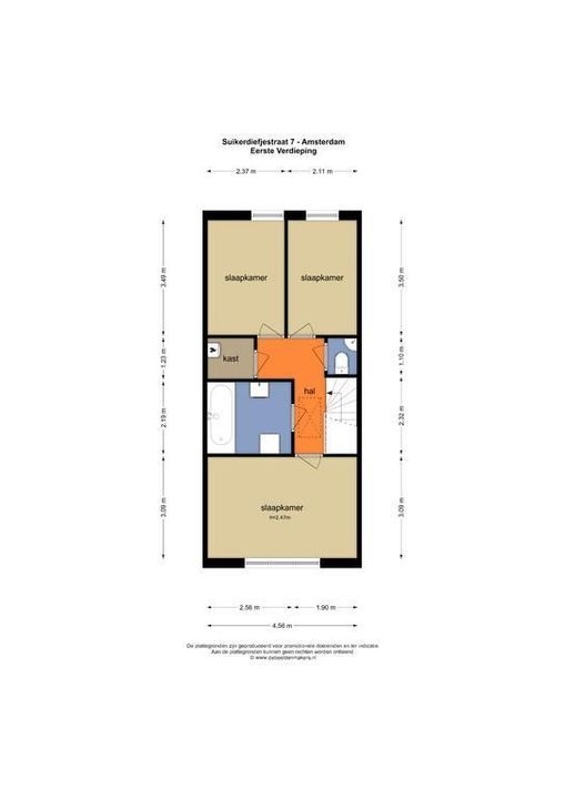 Suikerdiefjestraat 7, Amsterdam plattegrond-24