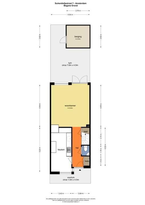 Suikerdiefjestraat 7, Amsterdam plattegrond-24