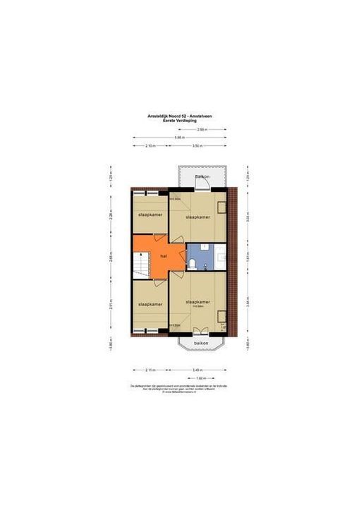 Amsteldijk Noord 52, Amstelveen plattegrond-43