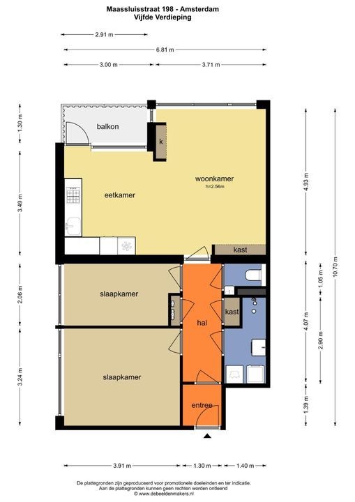 Maassluisstraat 198, Amsterdam plattegrond-23