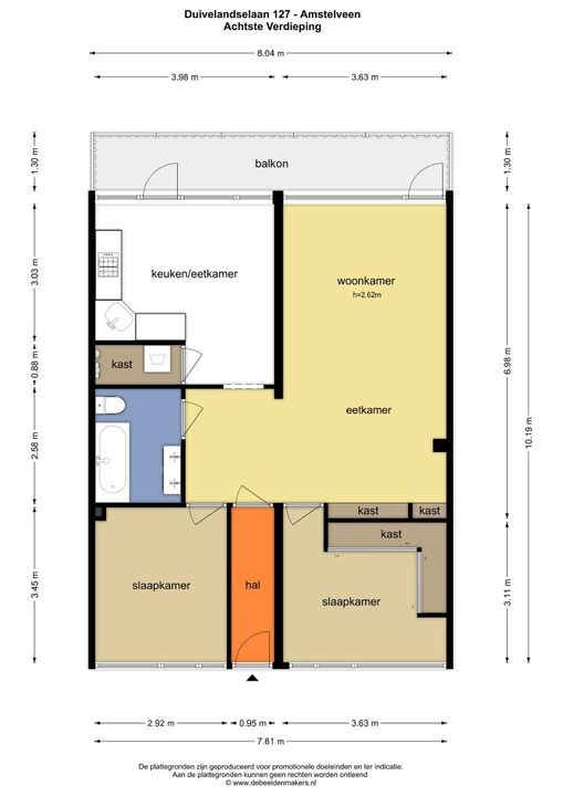 Duivelandselaan 127, Amstelveen plattegrond-22