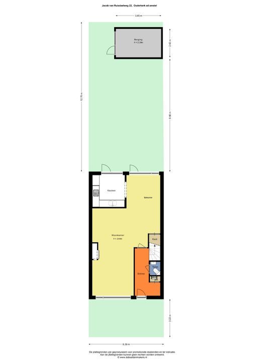 Jacob van Ruisdaelweg 22, Ouderkerk Aan De Amstel plattegrond-22