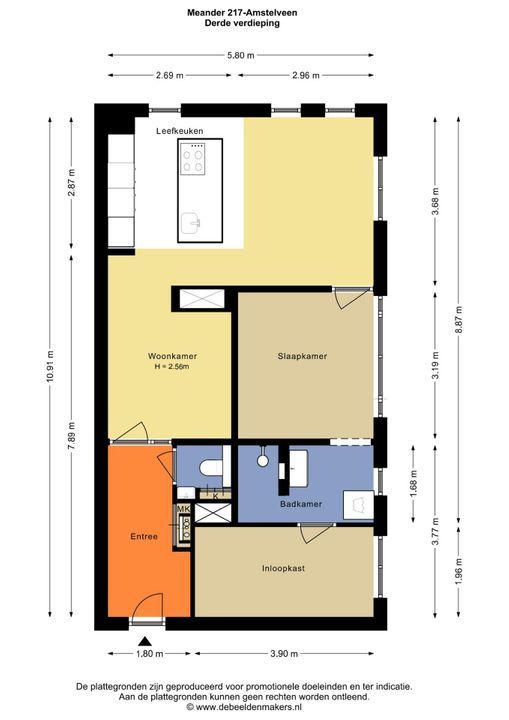 Meander 217, Amstelveen plattegrond-25