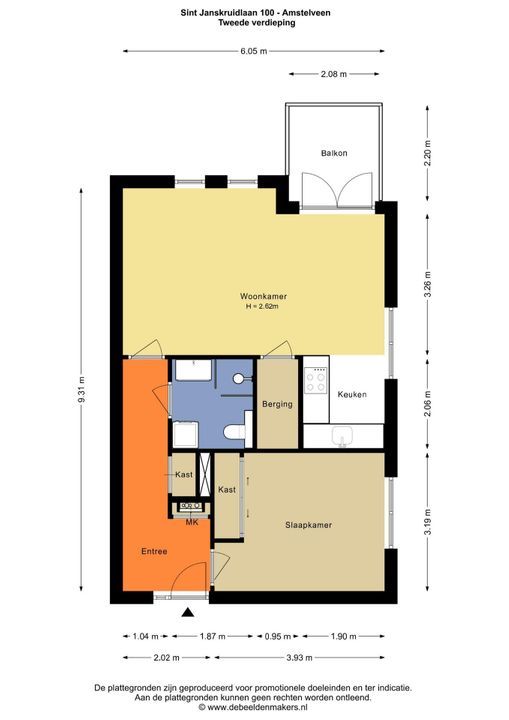 Sint Janskruidlaan 100, Amstelveen plattegrond-26