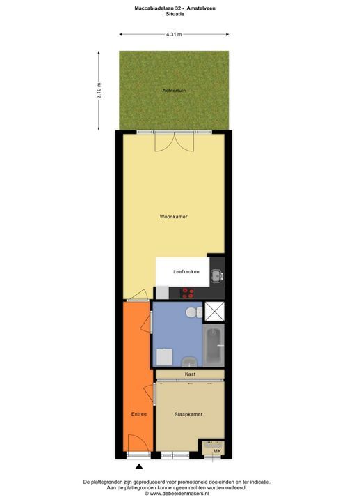 Maccabiadelaan 32, Amstelveen plattegrond-24