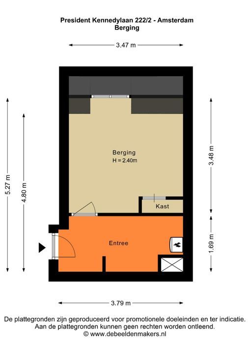 President Kennedylaan 222 2, Amsterdam plattegrond-37