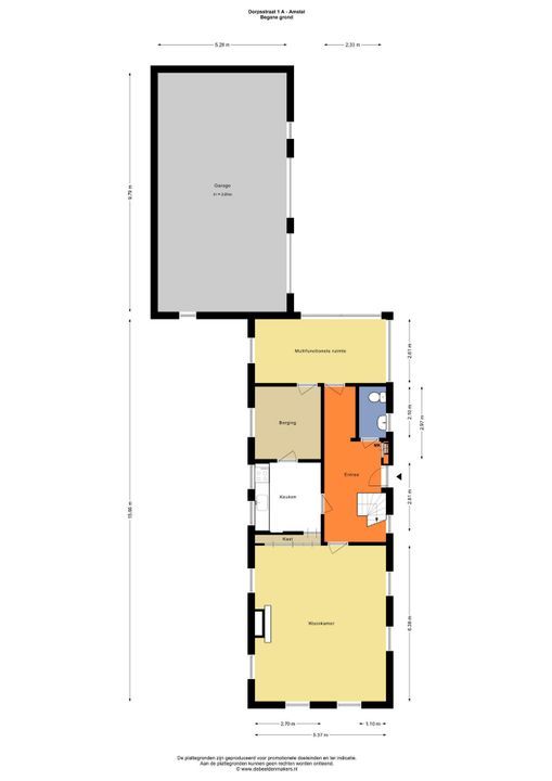 Dorpsstraat 1 A, Ouderkerk Aan De Amstel plattegrond-36