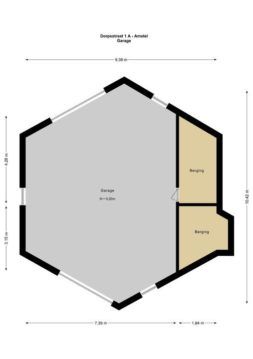Dorpsstraat 1 A, Ouderkerk Aan De Amstel plattegrond-36
