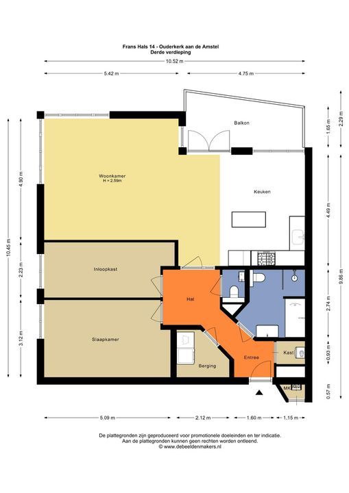 Frans Hals 14, Ouderkerk Aan De Amstel plattegrond-37