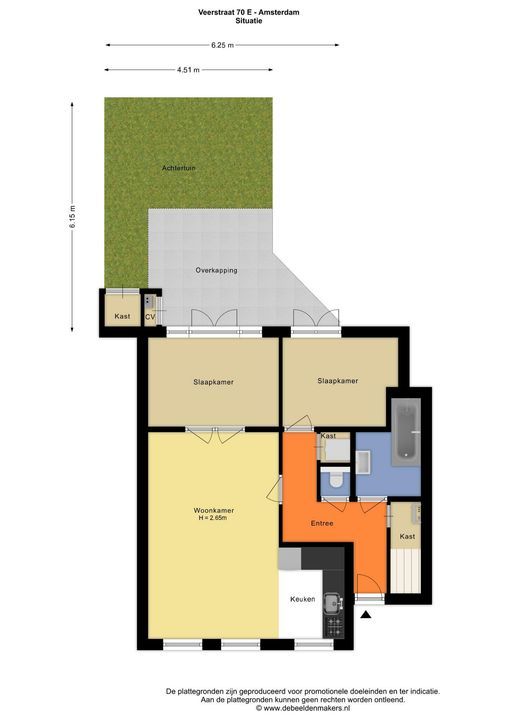 Veerstraat 70 E, Amsterdam plattegrond-30