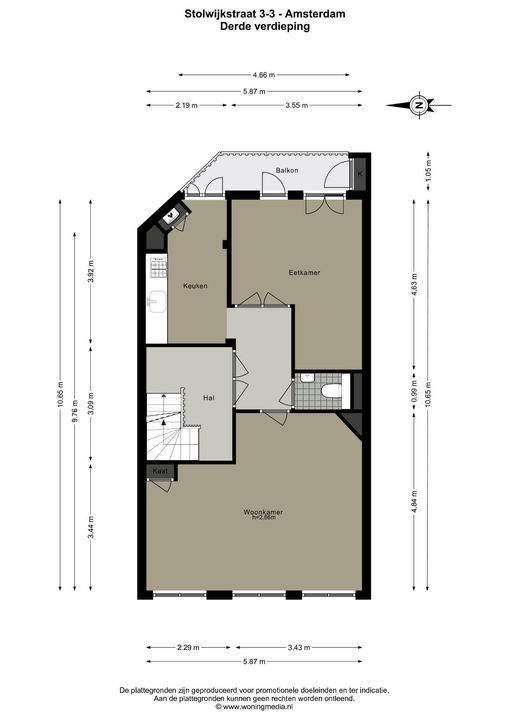 Stolwijkstraat 3 3, Amsterdam plattegrond-34