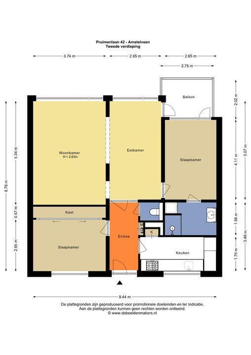 Pruimenlaan 42, Amstelveen plattegrond-28