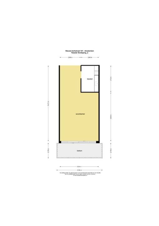 Nieuwe Kerkstraat 141 H, Amsterdam plattegrond-15