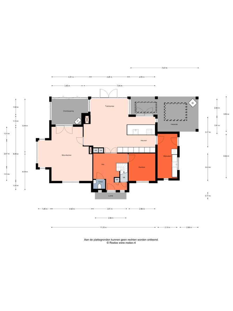Novalieweg 36, Hattem plattegrond-1