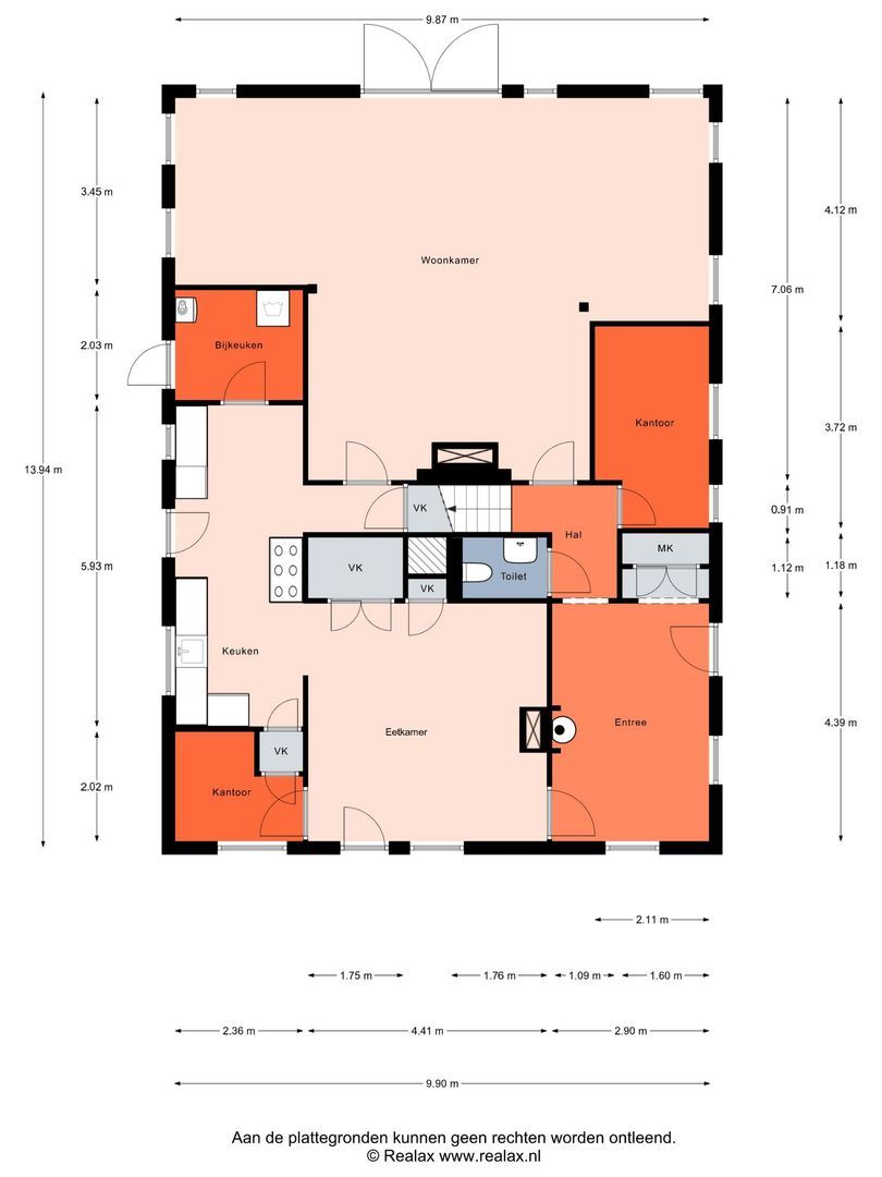 Lage Veenweg 9, Emst plattegrond-1