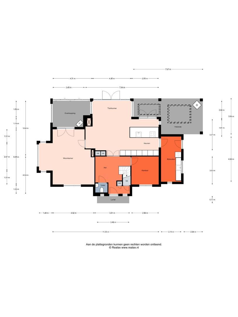 Novalieweg 36, Hattem plattegrond-1