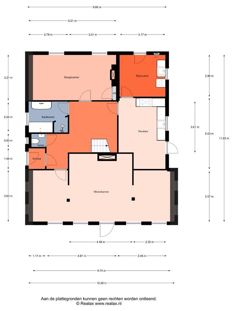Hofsemolenweg 12, Vaassen plattegrond-0