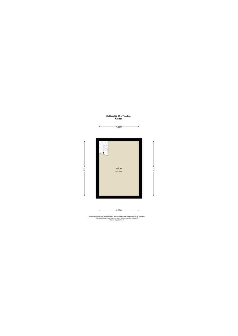 Hallsedijk 29, Tonden plattegrond-5