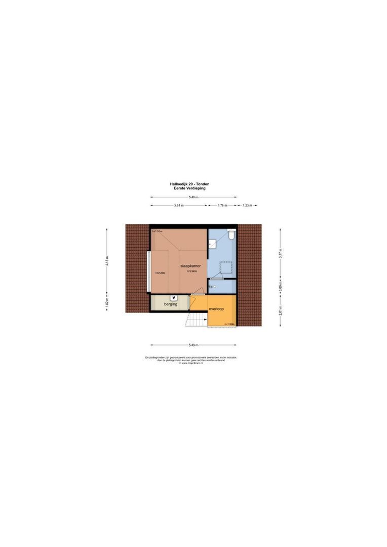 Hallsedijk 29, Tonden plattegrond-1