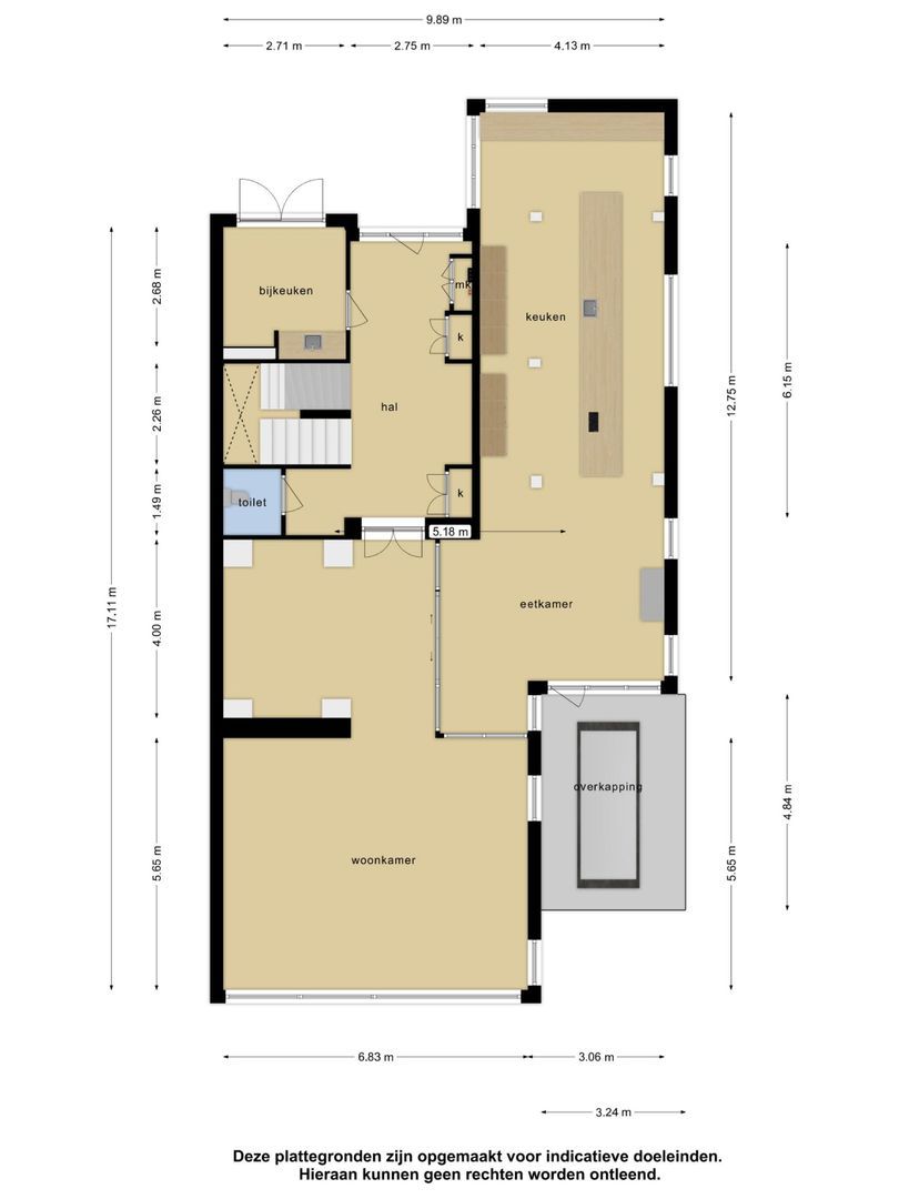 Grevelingen 31, Zwijndrecht plattegrond-0