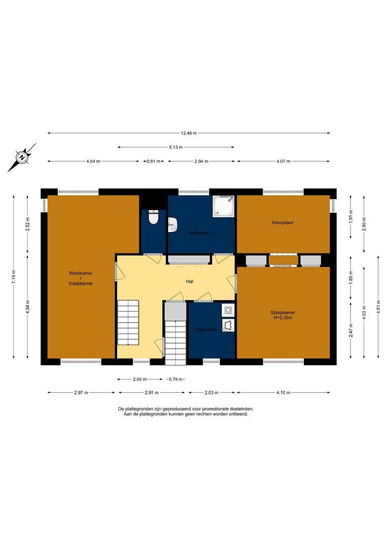 Julianasingel 2, Hendrik-Ido-Ambacht plattegrond-2