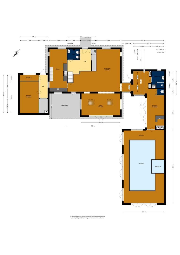Julianasingel 2, Hendrik-Ido-Ambacht plattegrond-1