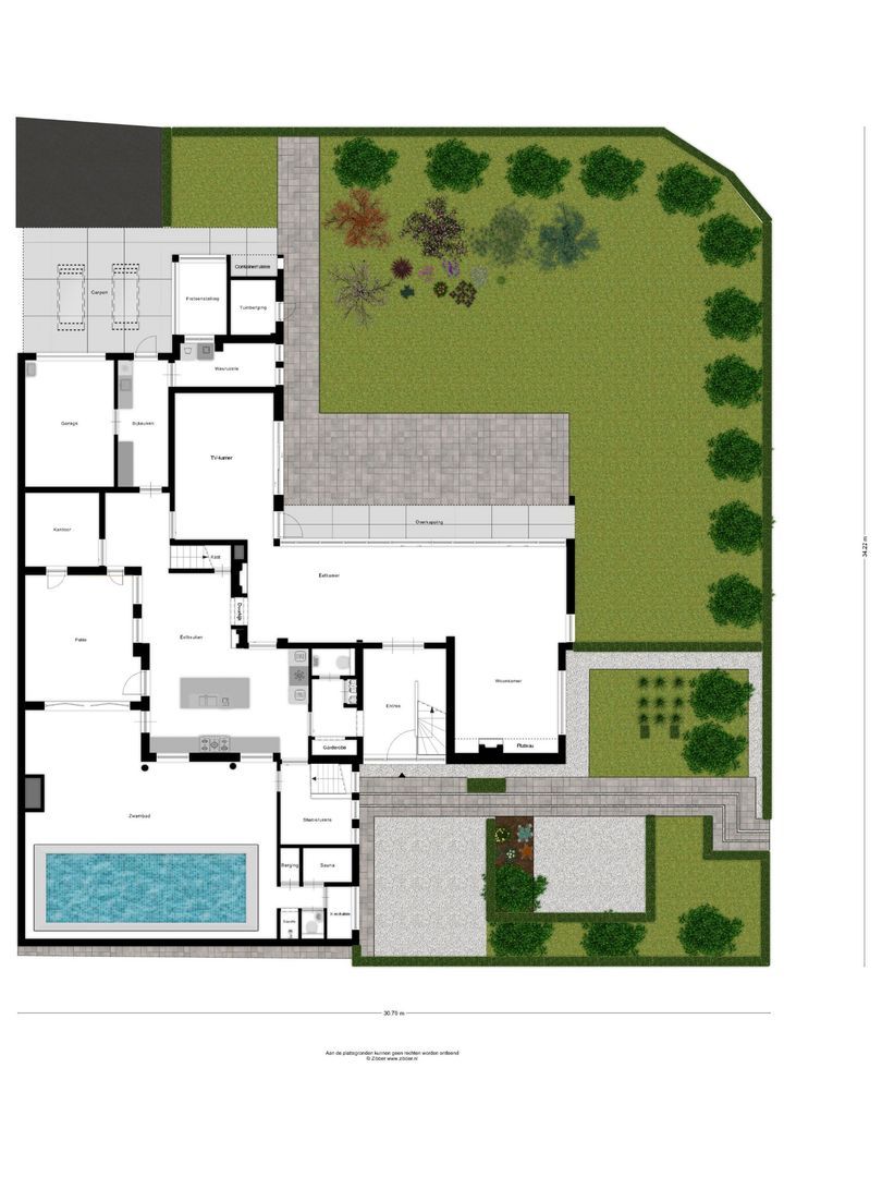 Vlietlaan 7, Gorinchem plattegrond-1