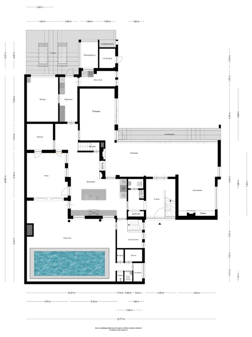 Vlietlaan 7, Gorinchem plattegrond-0
