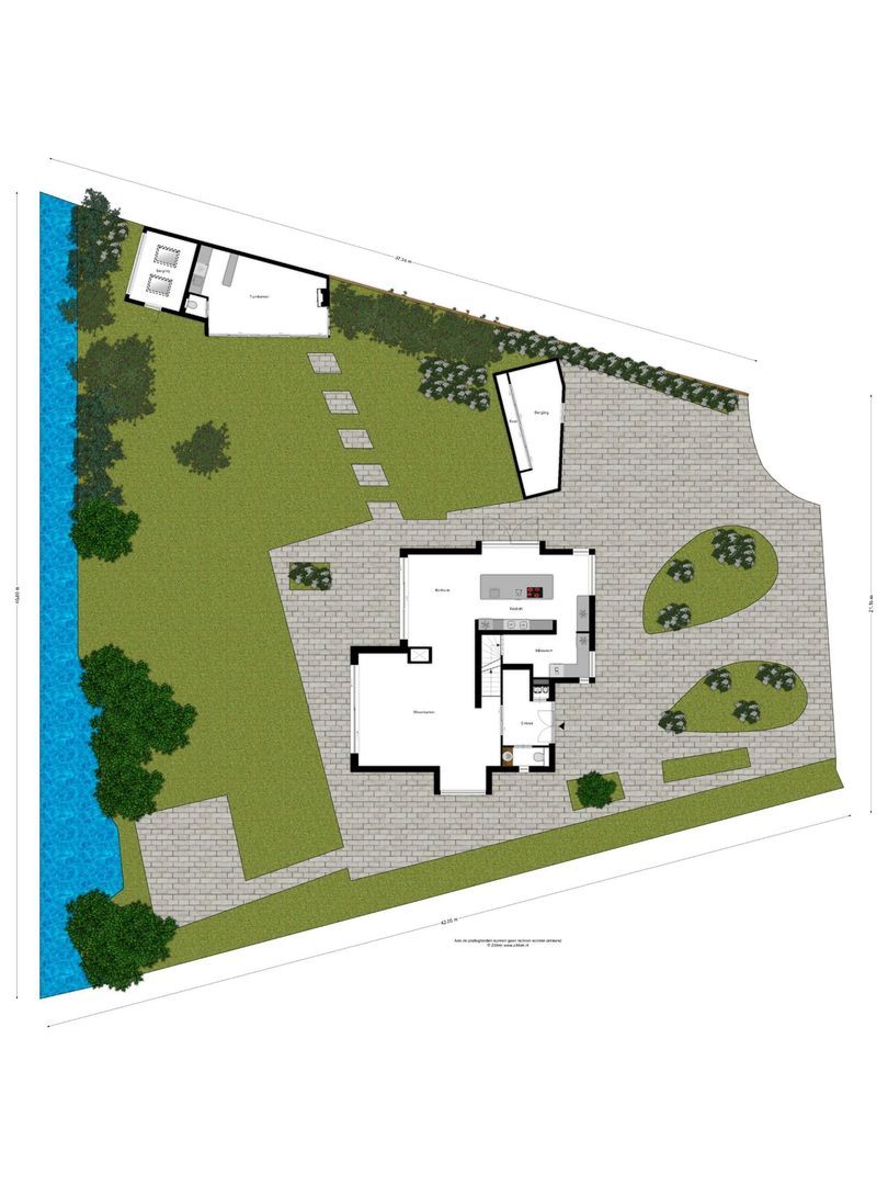 Zuidwende 2 F, Hendrik-Ido-Ambacht plattegrond-0