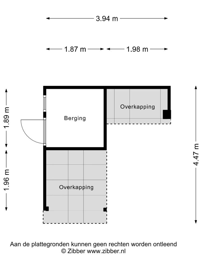 Burgemeester de Bruïnelaan 1 E, Zwijndrecht plattegrond-2