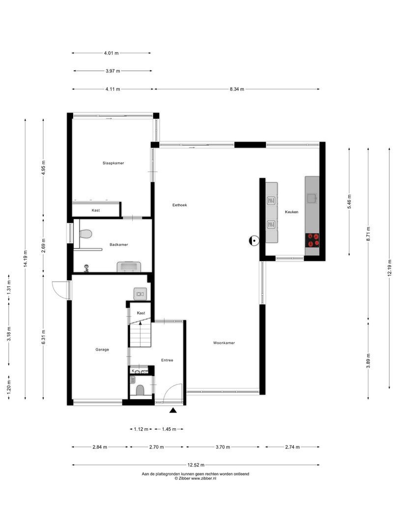 Keerweer 9, Hendrik-Ido-Ambacht plattegrond-1