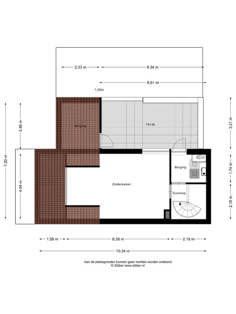 Volkerak 16, Zwijndrecht plattegrond-3