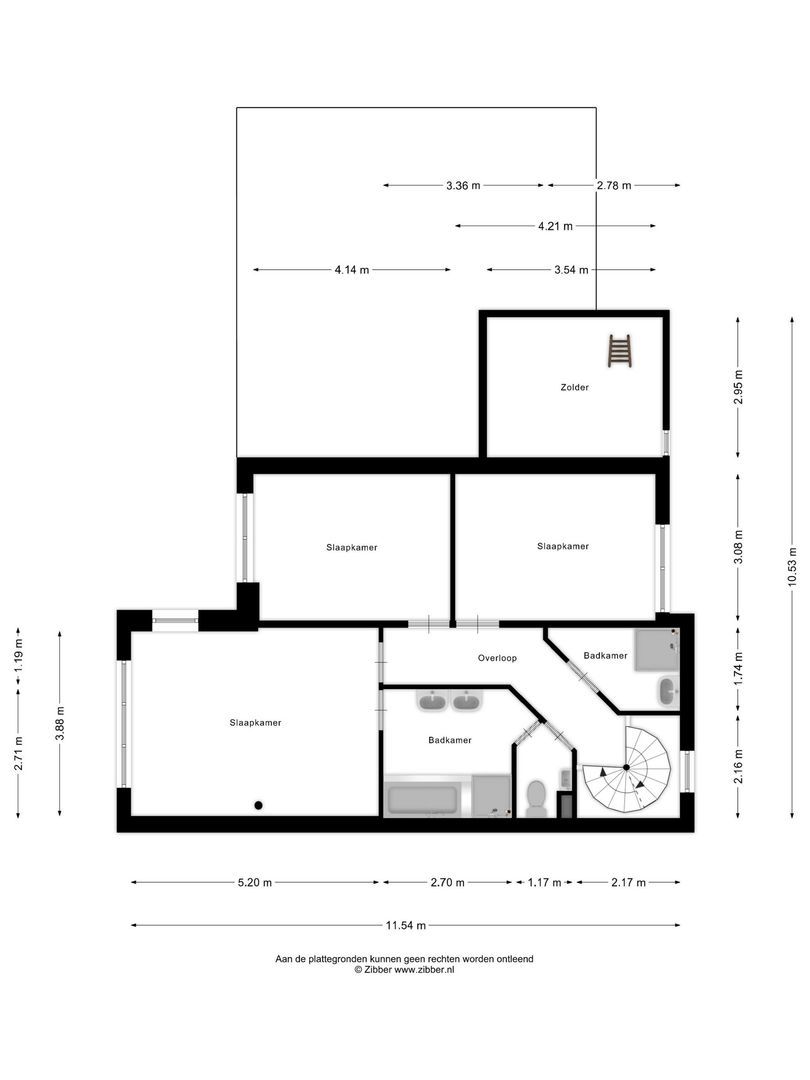 Volkerak 16, Zwijndrecht plattegrond-2
