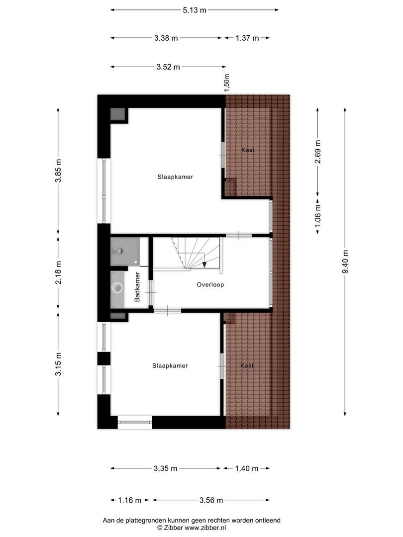 Kijfhoek 32, Zwijndrecht plattegrond-2