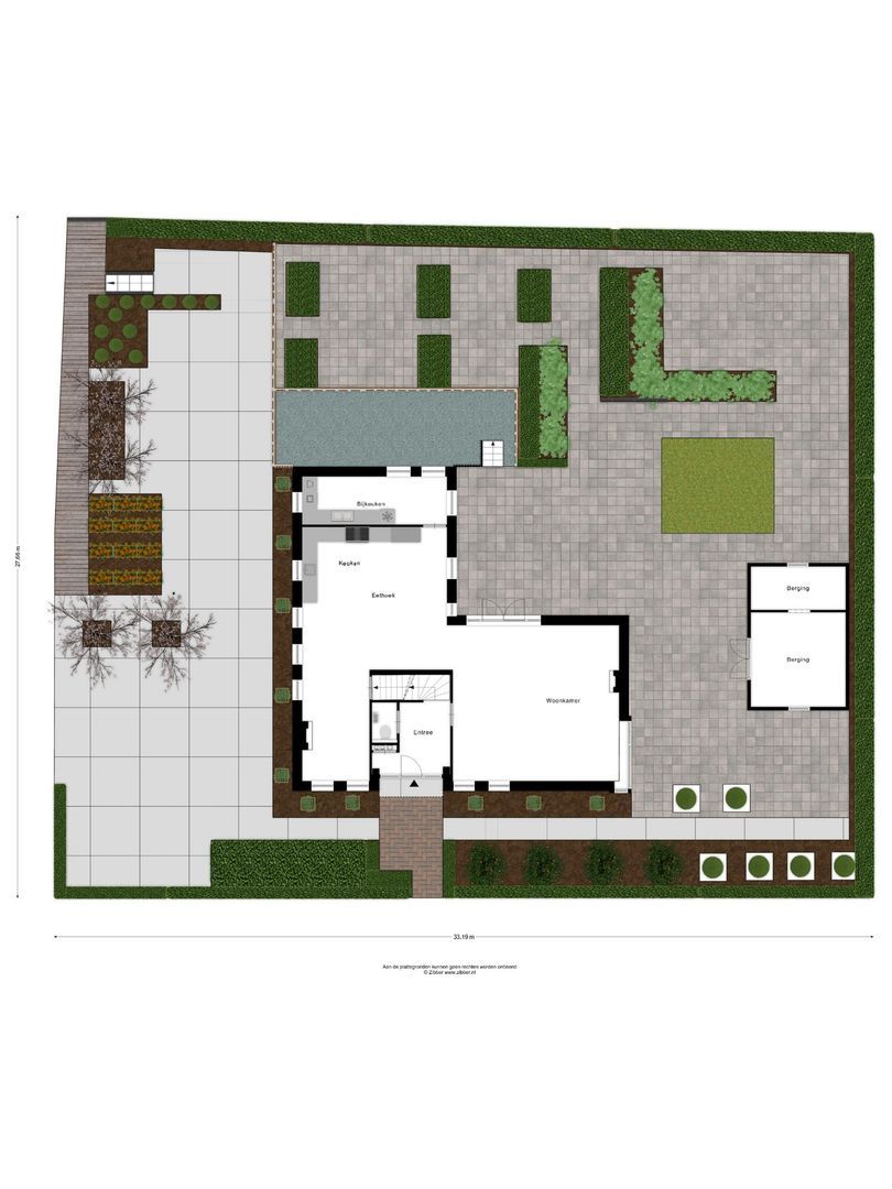 Perenlaantje 10, Hendrik-Ido-Ambacht plattegrond-0