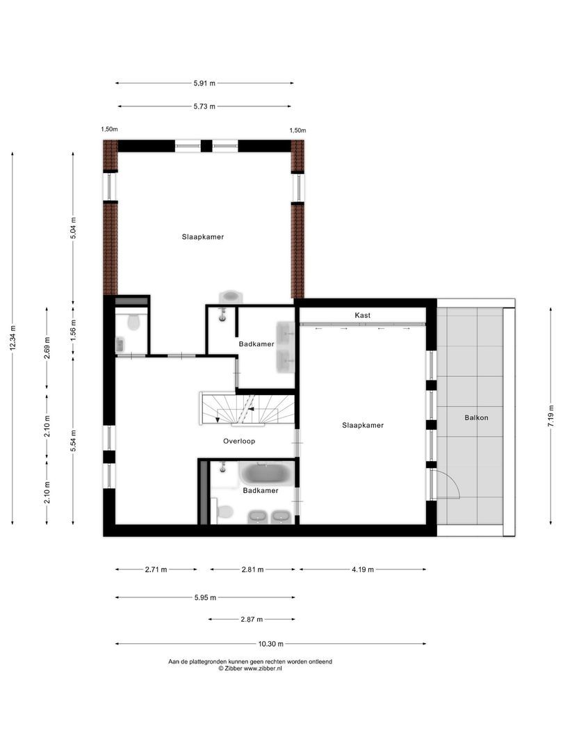 Perenlaantje 10, Hendrik-Ido-Ambacht plattegrond-2