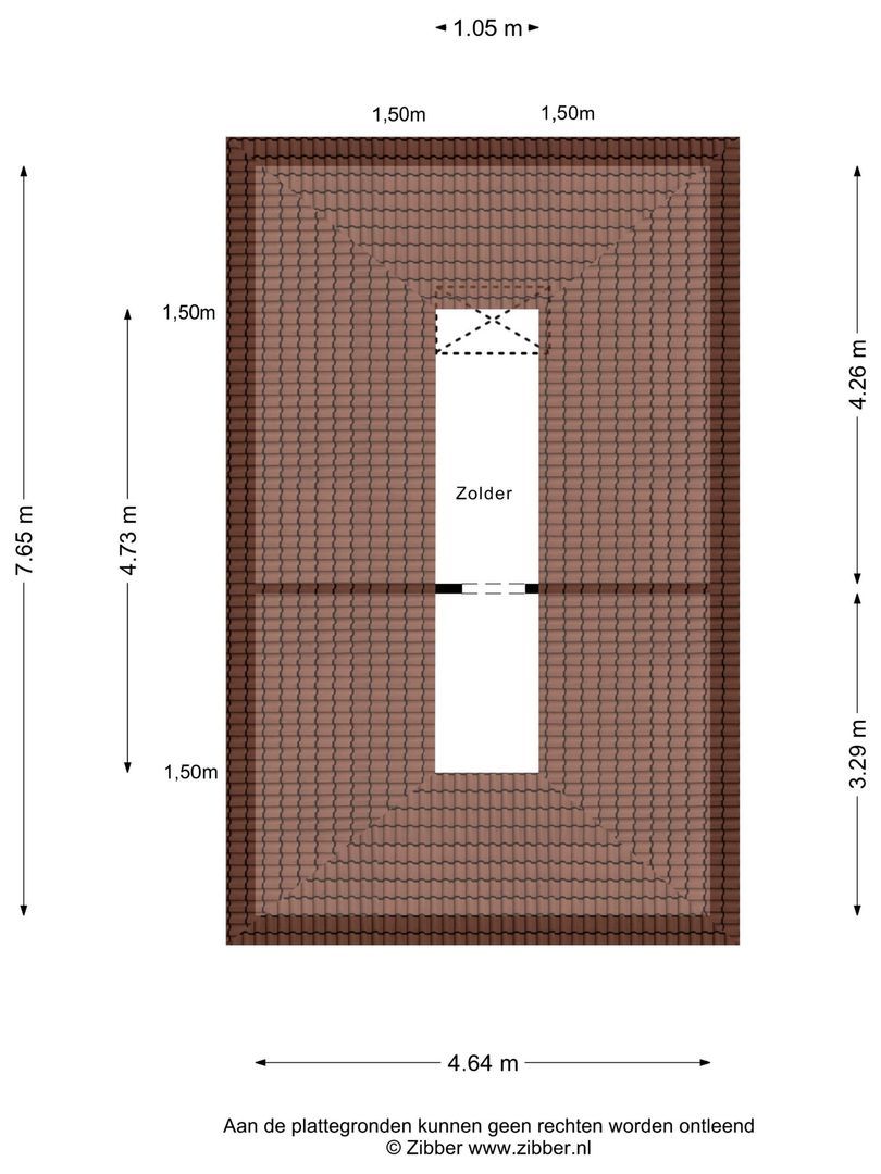 Burgemeester de Bruïnelaan 1 E, Zwijndrecht plattegrond-7