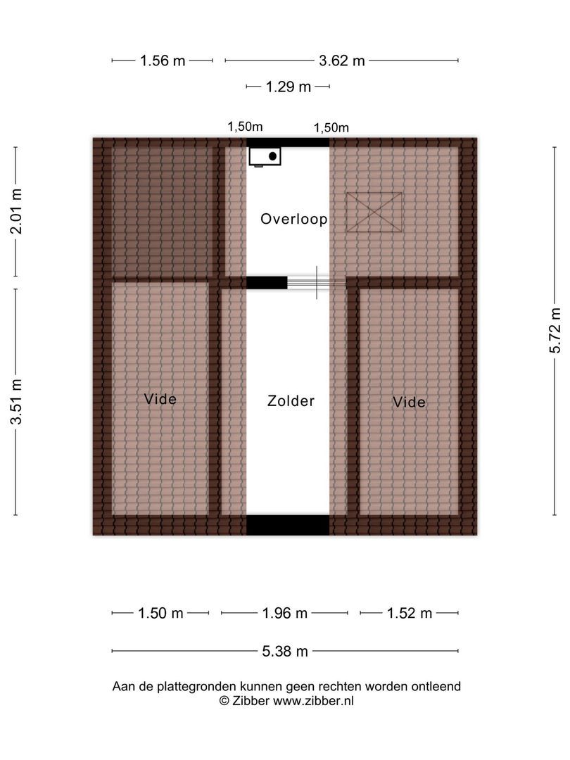 Hillenraad 6, Zwijndrecht plattegrond-2