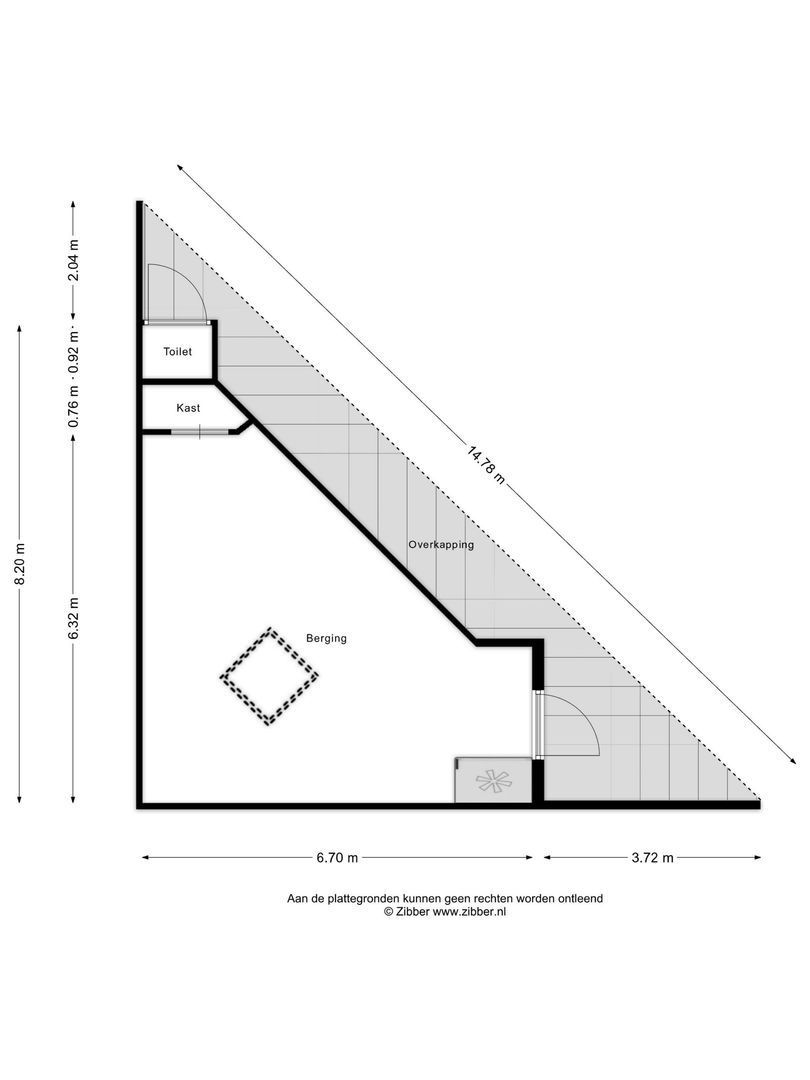Burgemeester de Bruïnelaan 17, Zwijndrecht plattegrond-3