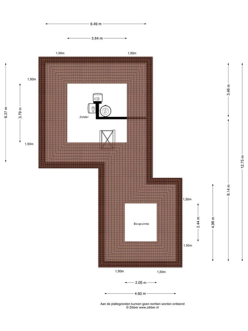 Rijksstraatweg 107, Ridderkerk plattegrond-3