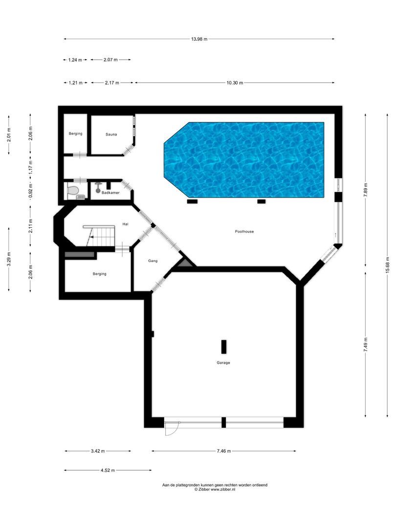 Rijksstraatweg 107, Ridderkerk plattegrond-0