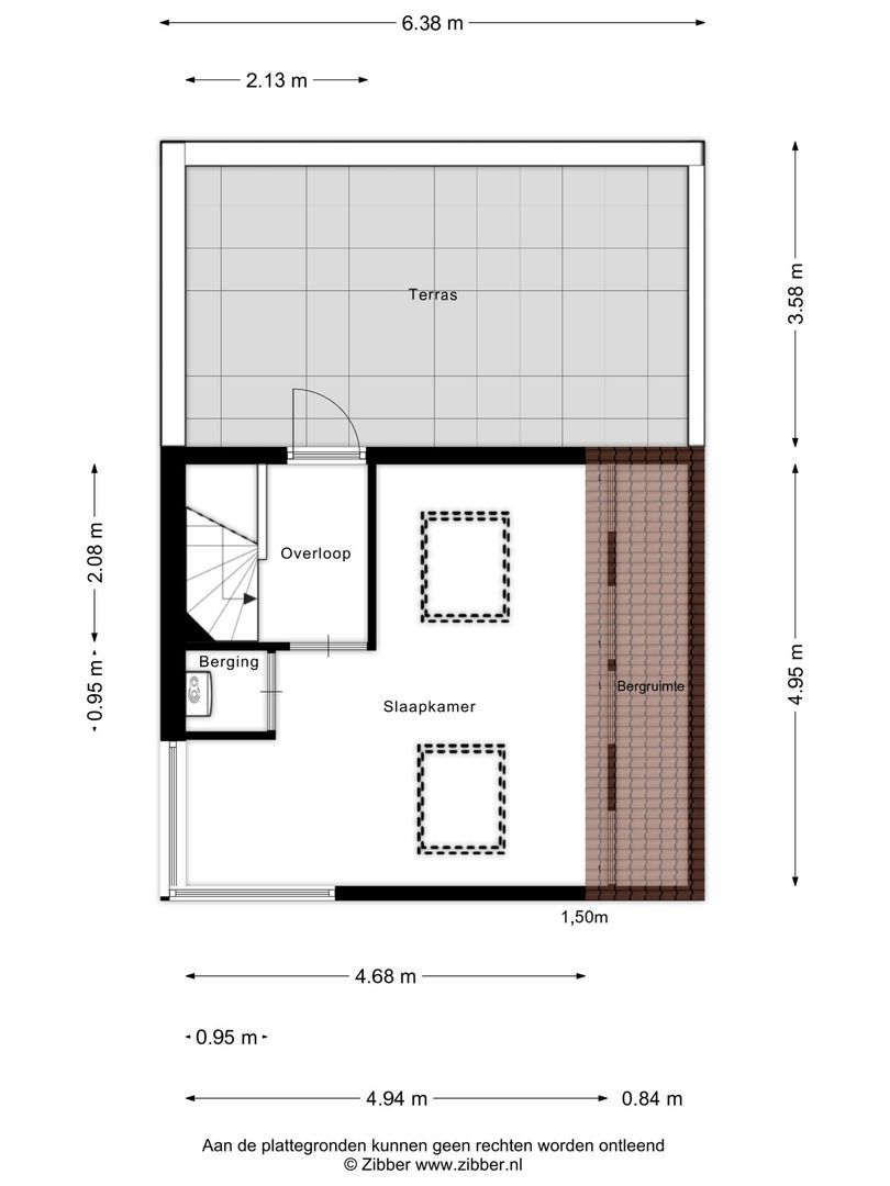 De Kreken 48, Alblasserdam plattegrond-4