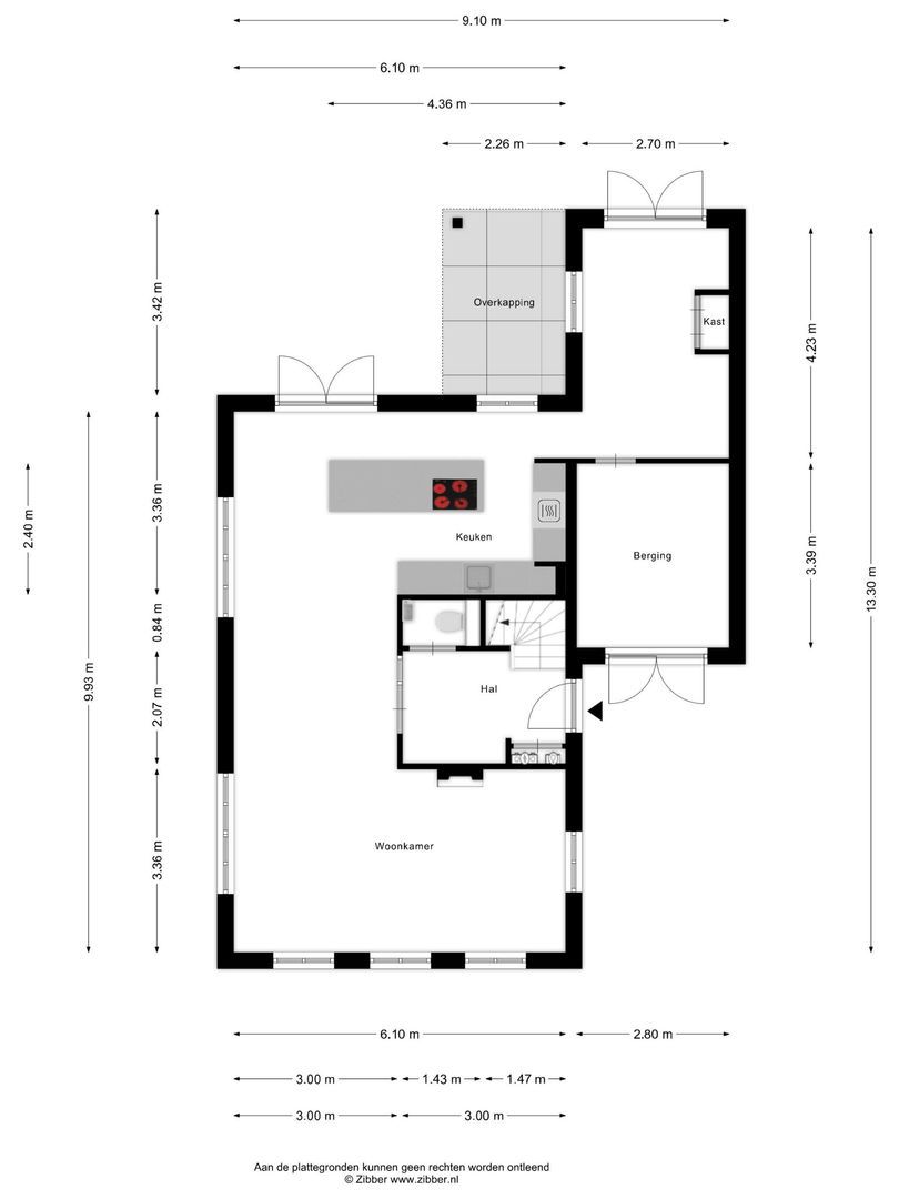 Vrouwgelenweg 11, Hendrik-Ido-Ambacht plattegrond-0