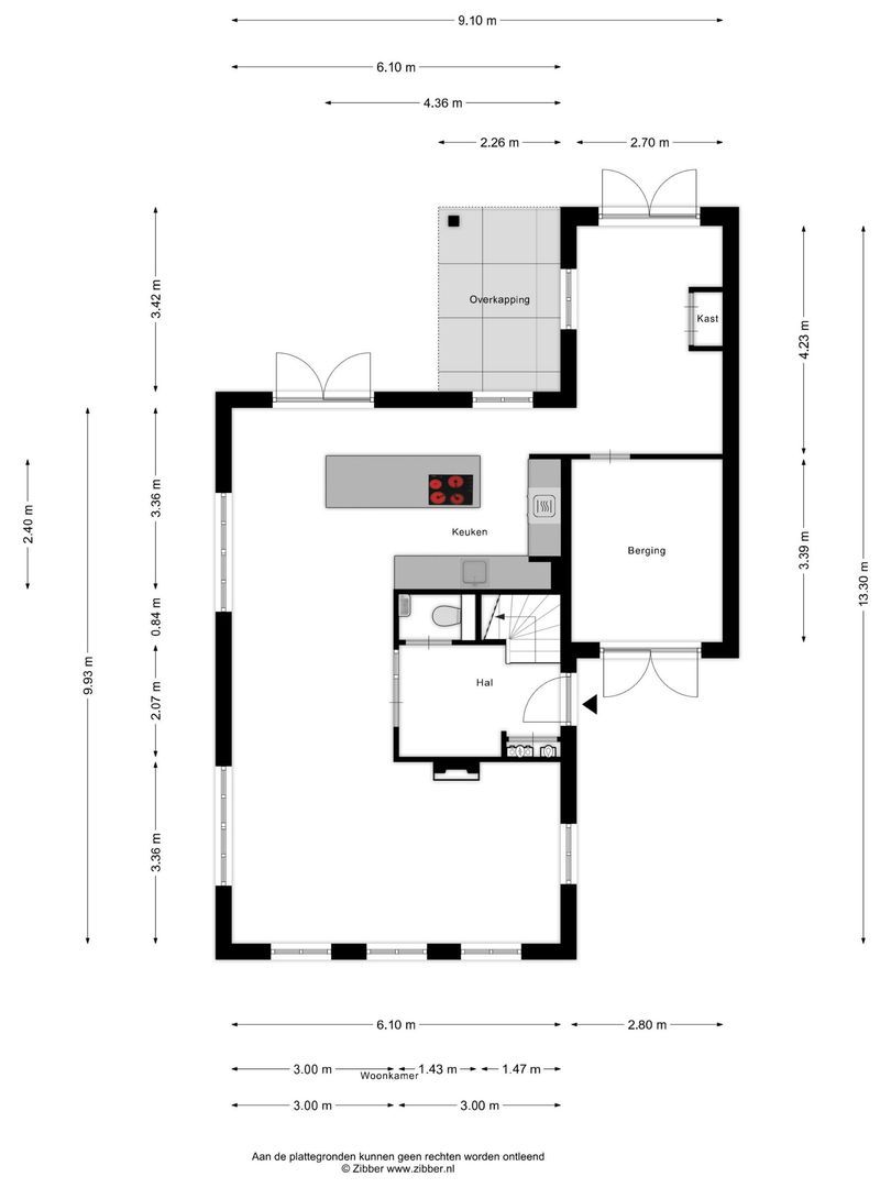 Vrouwgelenweg 11, Hendrik-Ido-Ambacht plattegrond-0